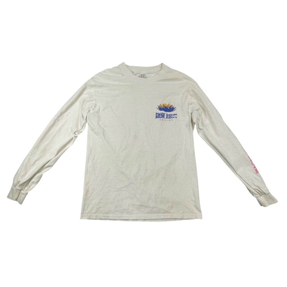 imagine dragons shirt white graphic long sleeve unisex small